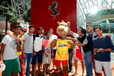 The Super Kings' day out at Ferrari World