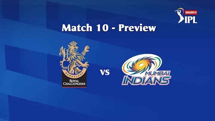 DREAM11 IPL 2020, MATCH 10: RCB VS MI – PREVIEW