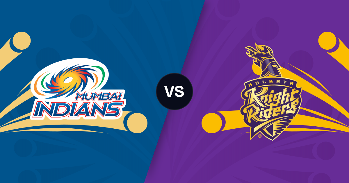 MI vs KKR: Mumbai Indians vs Kolkata Knight Riders, Match 2, 29 Mar ...