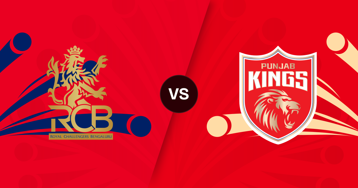 RCB vs PBKS: Royal Challengers Bengaluru vs Punjab Kings, Final, 3 Jun ...